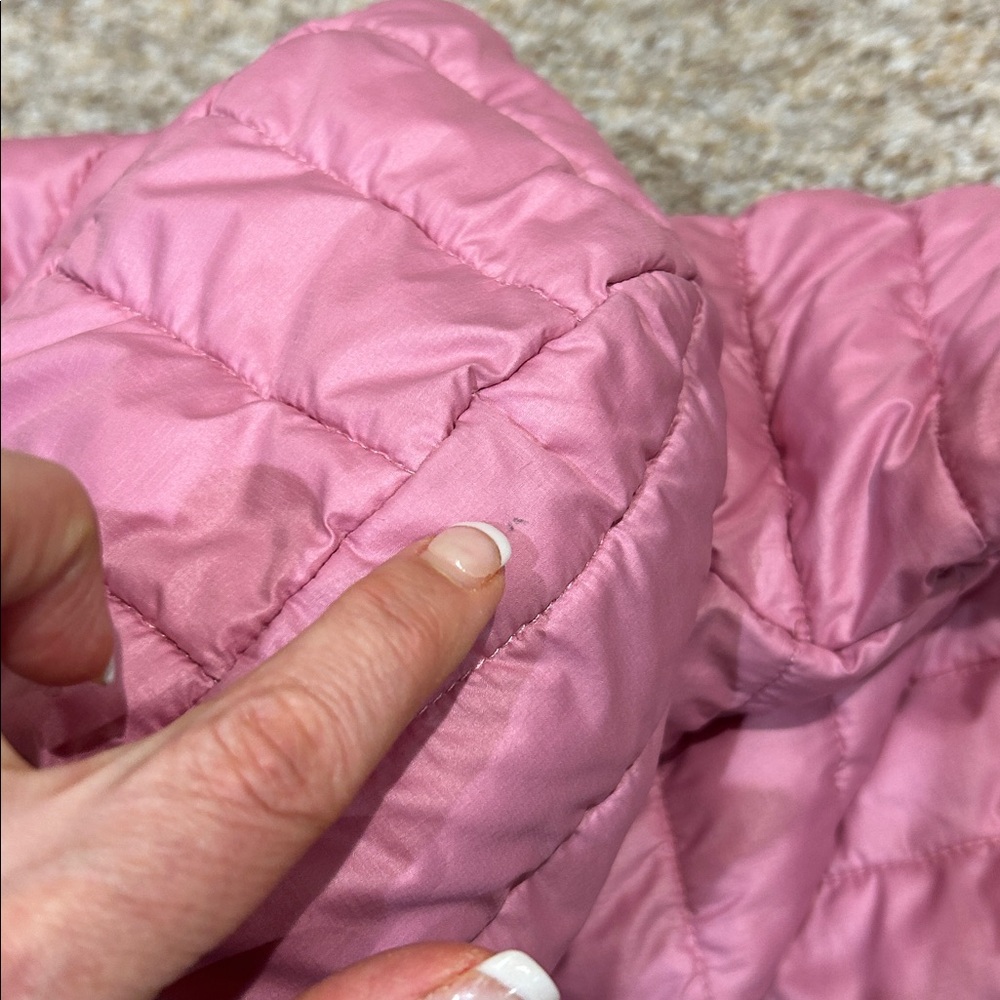 Primary Kids 4/5 lightweight Pink Puffer Jacket - Picture 10 of 11